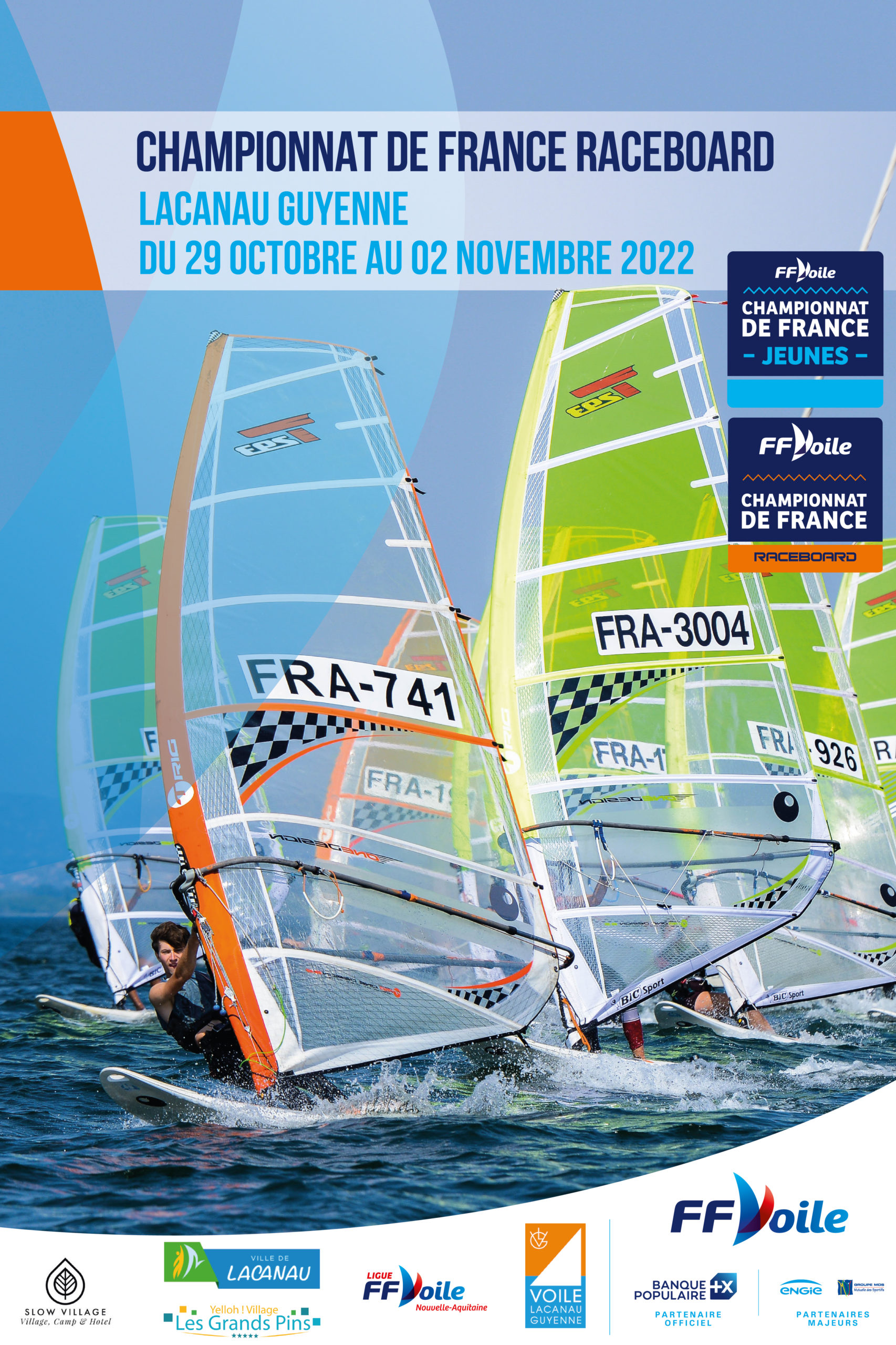 National d’Automne windsurf et Championnat de France Raceboard